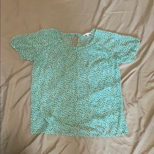 Great condition, light blue-green blouse - CAbi
